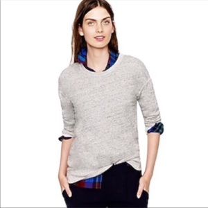 J Crew gray sweatshirt
